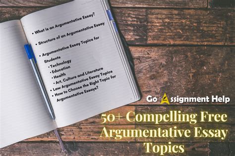 50 Compelling Argumentative Essay To.